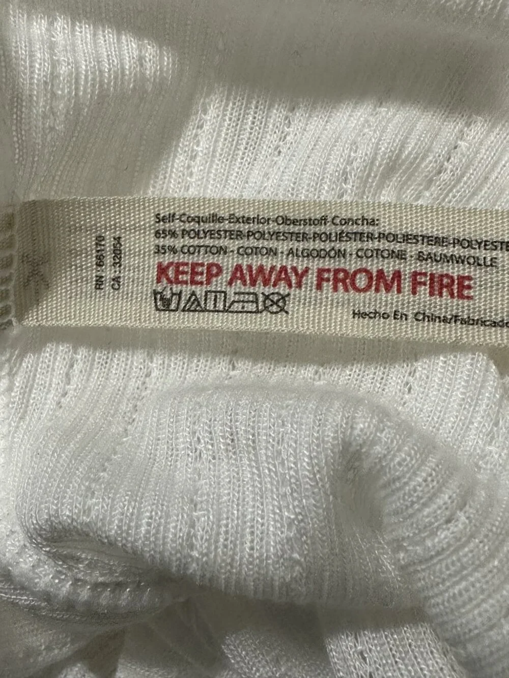FREE PEOPLE INTIMATELY Only You Long Sleeve Pointelle White Size S NWOT